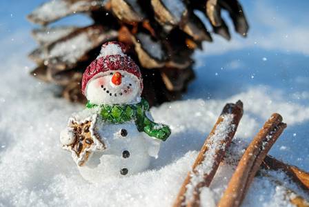 Tiny snowman / © Pixabay